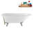 62" Streamline Clawfoot Tub,Tray,Drain, Clawfeet-101628984-102218225