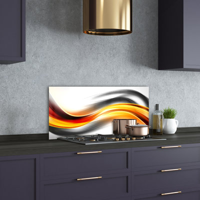 50cm W x 100cm L Glass Peel and Stick Panel