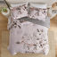 Ensemble d'édredon 3 pièces à imprimé floral lilas