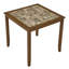 Ensemble de table de salle à manger, de bar et de chaises, ensemble de table de salle à manger 5 pièces, ensemble de table de petit-déjeuner de style rétro, pour le salon, la salle à manger - brun (nécessite un assemblage)