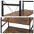 Modern Etagere Standard Metal Frame Bookcase-774771517