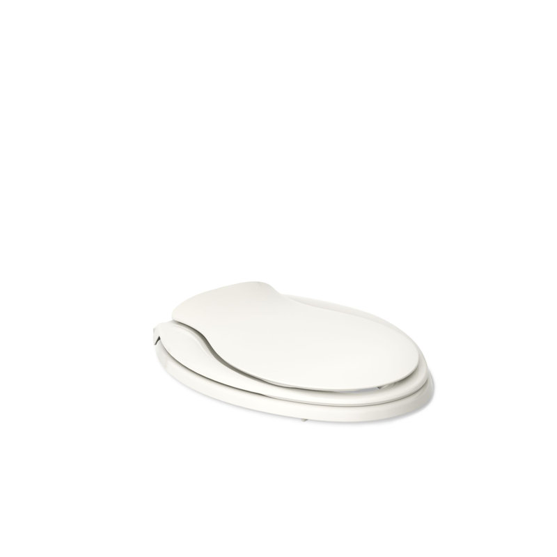 Transitions® Quiet-Close with Grip-Tight Elongated Toilet Seat, Biscuit, Ready Latch
