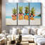 "Drôle d'ananas" sur toile-99242079