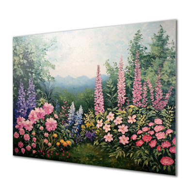 Spring Symphony Of Wildflowers II - Floral Metal Wall Art, Wildflowers Metal Print