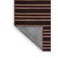 Tapis brun à rayures horizontales lavable à la machine-1284414991