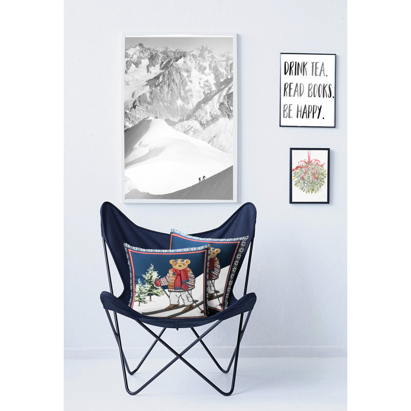 Chalet Style Square Throw, 46cm H x 46cm W, No Fill