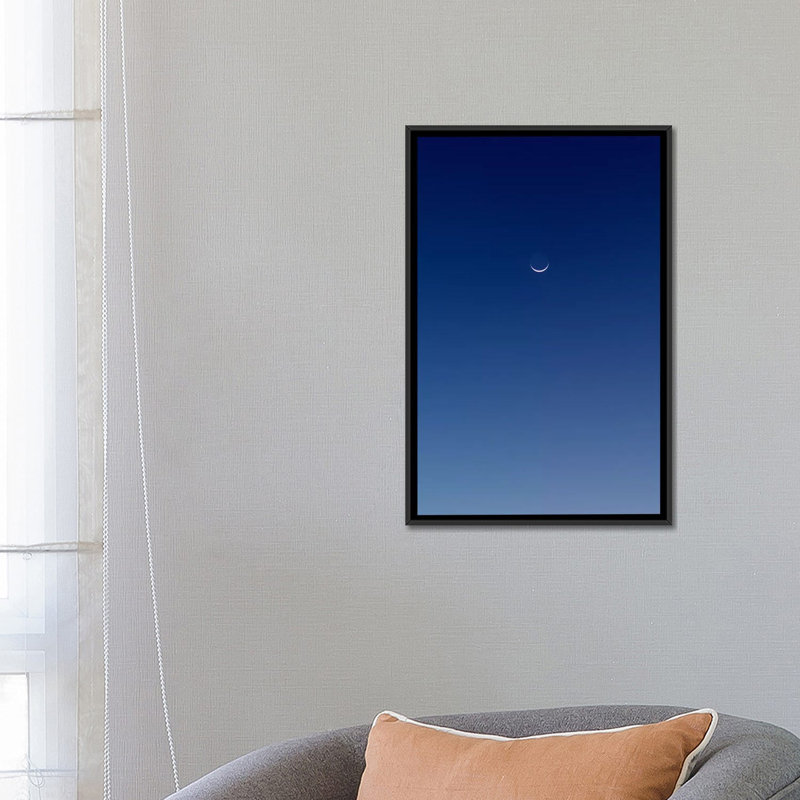 « blue gradient » par geoffrey ansel agrons, reproduction de photo sur toile, H 26 po x l 18 po x P 1,5 po, Pas de tapis