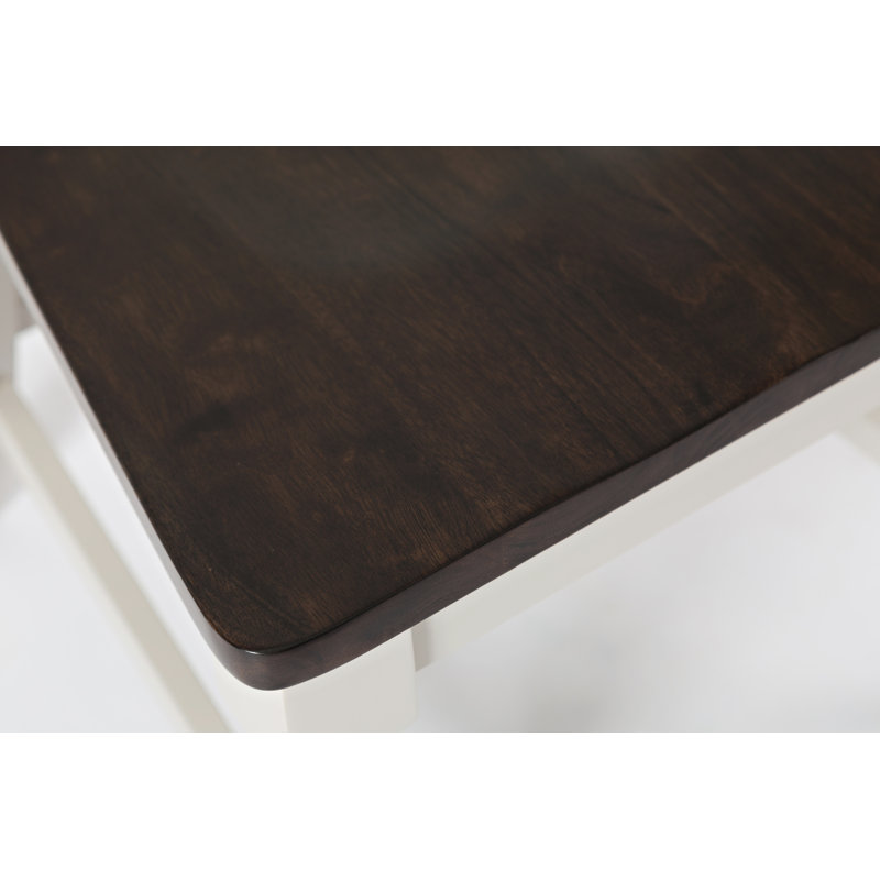Imran Slat Back Side Chair in Dark Brown/Soft Gray