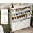 Shoe Cabinet With Open Storage Space