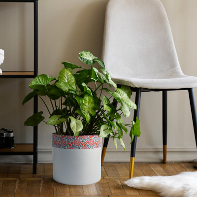 Pot de fleurs d'intérieur en métal Templos