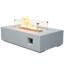 Table rectangulaire 52 po pour foyer d'extérieur au gaz propane en béton, foyers d'extérieur-343759568