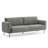 MINIMORE Modern Style 83.95'' Upholstered Sofa with Corduroy Fabric-1825611312