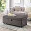 Grand repose-pieds de rangement avec roulettes Modern-102068349