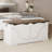 39.4" Wooden Storage Trunk With 2 Safety Hinges