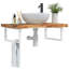 Acacia Wood Bracket Shelf-1706510017
