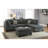 3PC SECTIONAL In Blue Gray