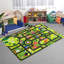 Geometric Machine Printed Area Rug-129913013