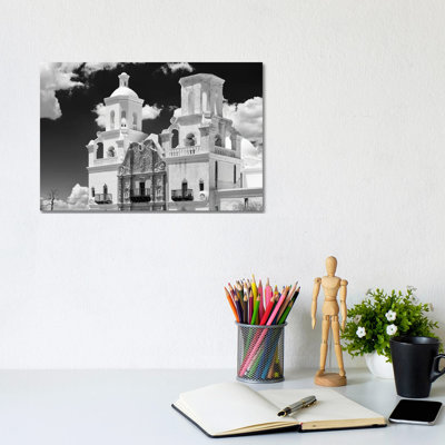 Mission San Xavier Del Bac Tucson by Philippe Hugonnard - Wrapped Canvas Print