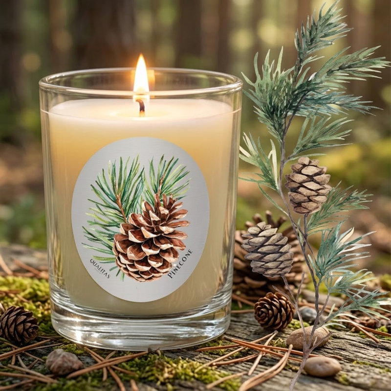 Beeswax Candle Pinecone
