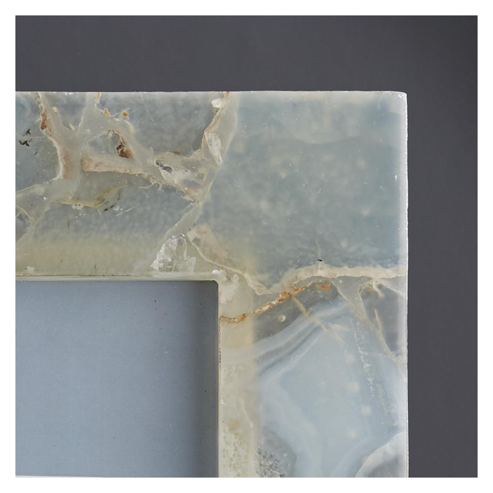 Stone Embossed Picture Frame - Set of 2, Agate