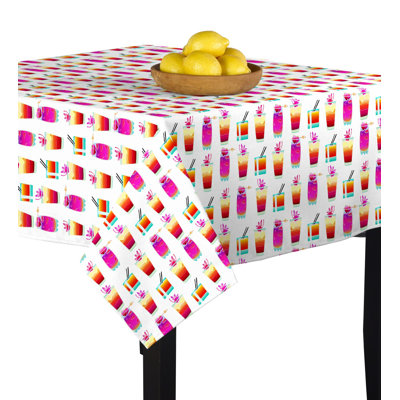 Zackery Geometric Square Tablecloth
