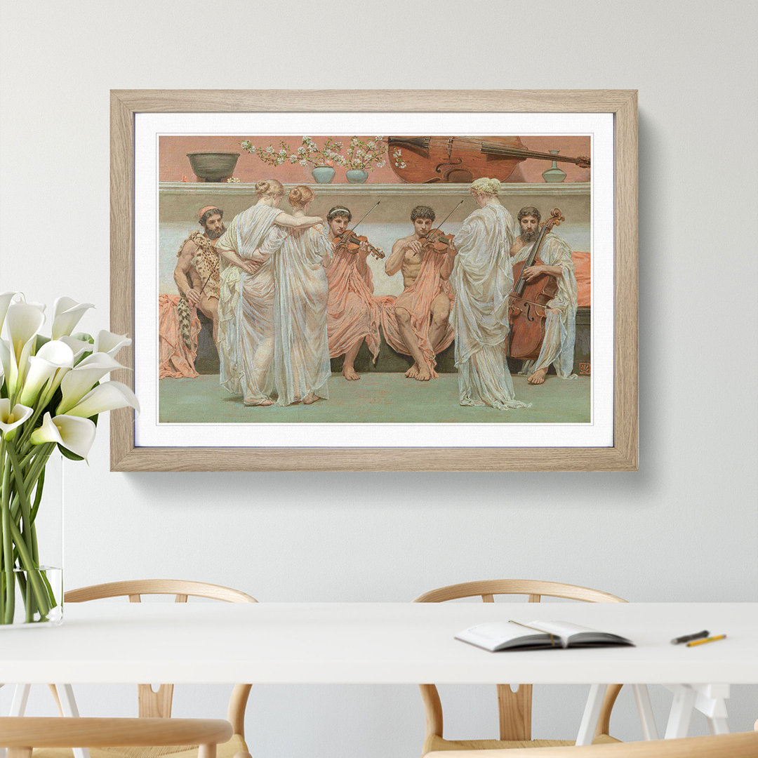 The Quartet by Albert Joseph Moore - Picture Frame Painting