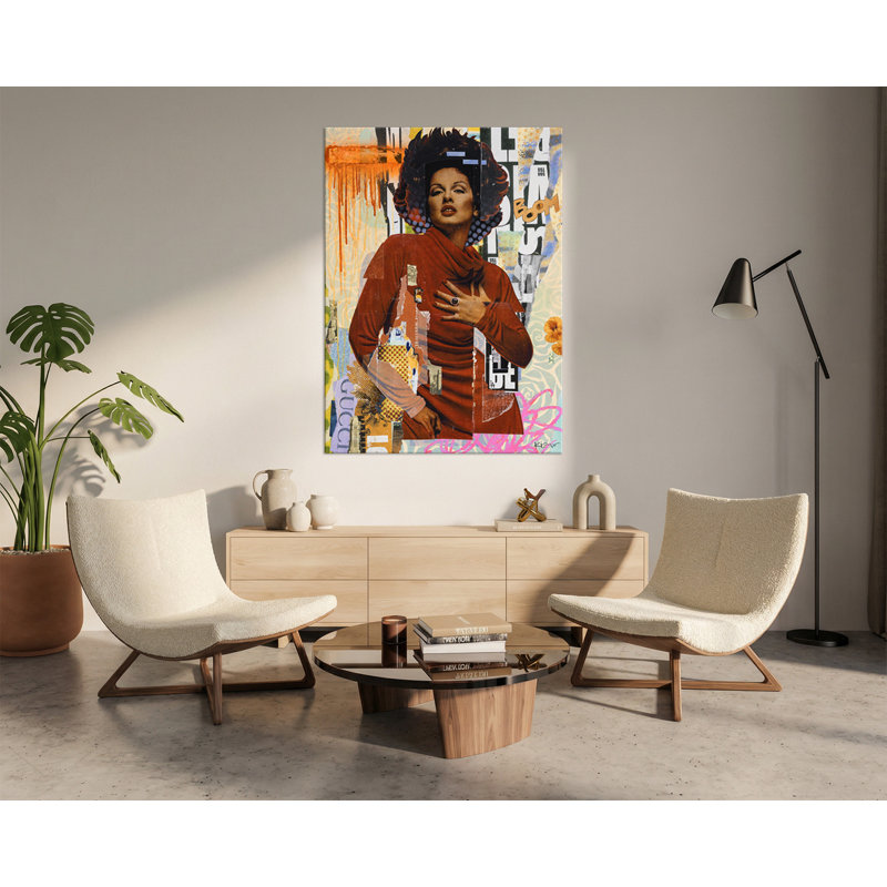«Boom» par Kevin Wenner - Œuvre d'art mixte sur toile