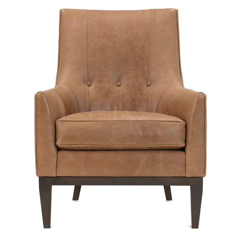 Nugget Leather Thatcher Chair