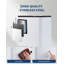 Double poubelle pour la cuisine, poubelle à 2 compartiments en acier inoxydable-126113130