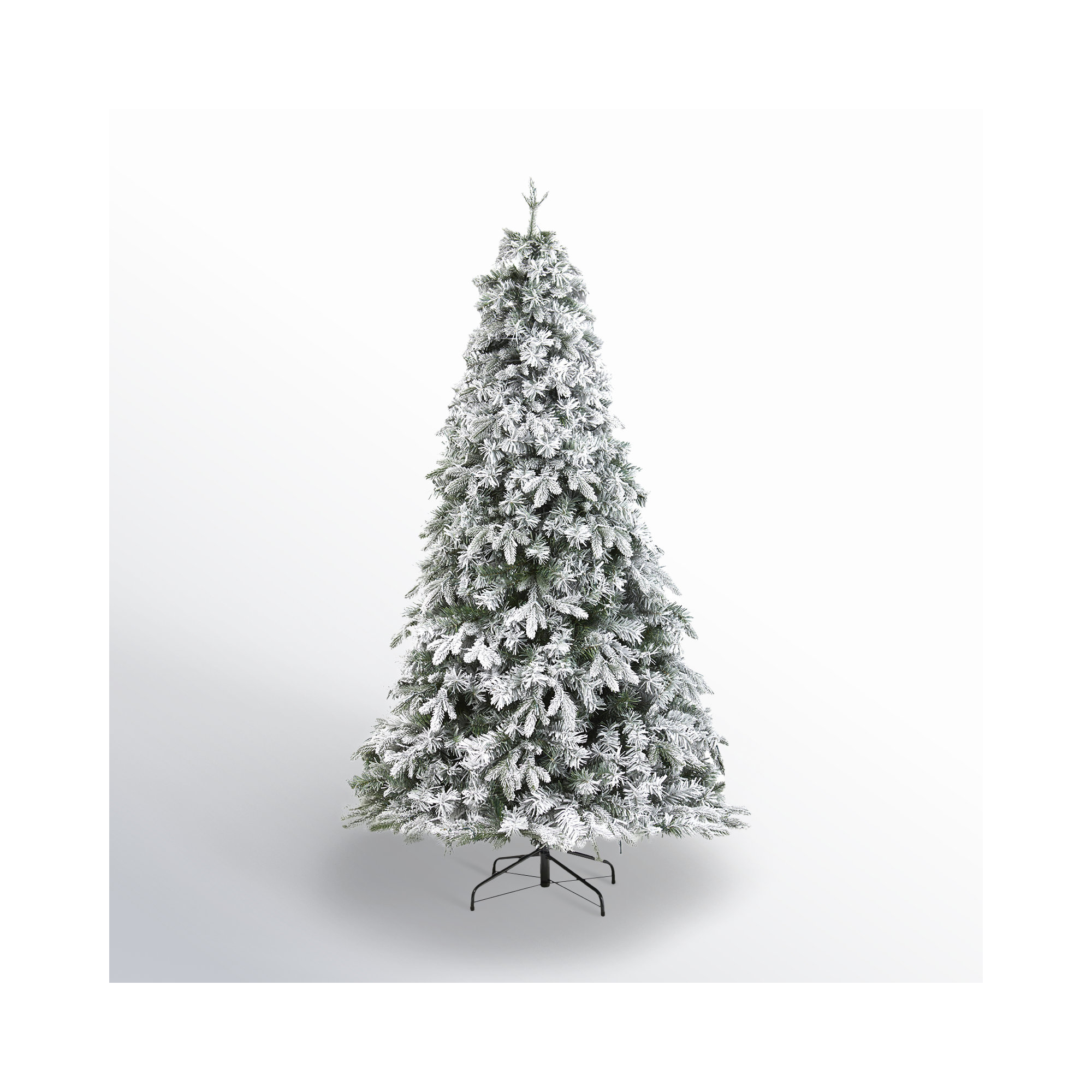 Lighted Artificial Pine Christmas Tree, 6' H
