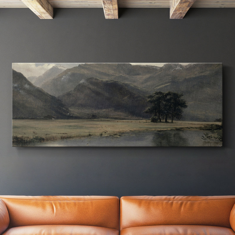 Série paysage - DCXV III - Toile tendue avec châssis - Prêt à accrocher, H 12 po x l 30 po