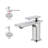 Topcraft Modern Single Hole Single Handle Brushed Nickel Bathroom Sink Faucet Lavatory Vanity Faucet-88686150