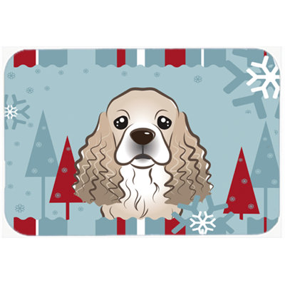 Tatig Cocker Spaniel Glass Cutting Board