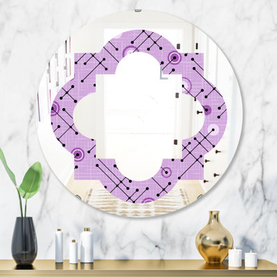Miroir mural Quatrefoil 1950
