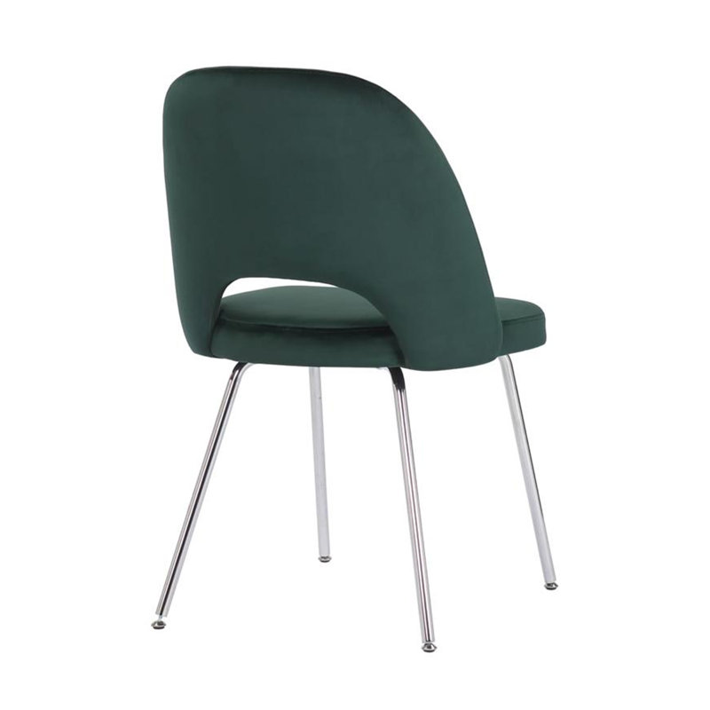 Sandy Chrome Chair, Green, 1