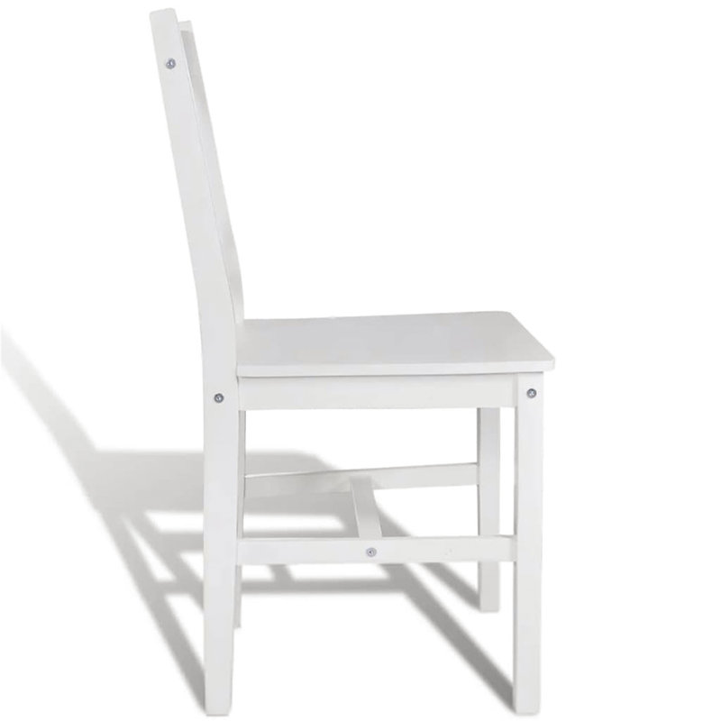 44.5cm H Side Chair, White, 2
