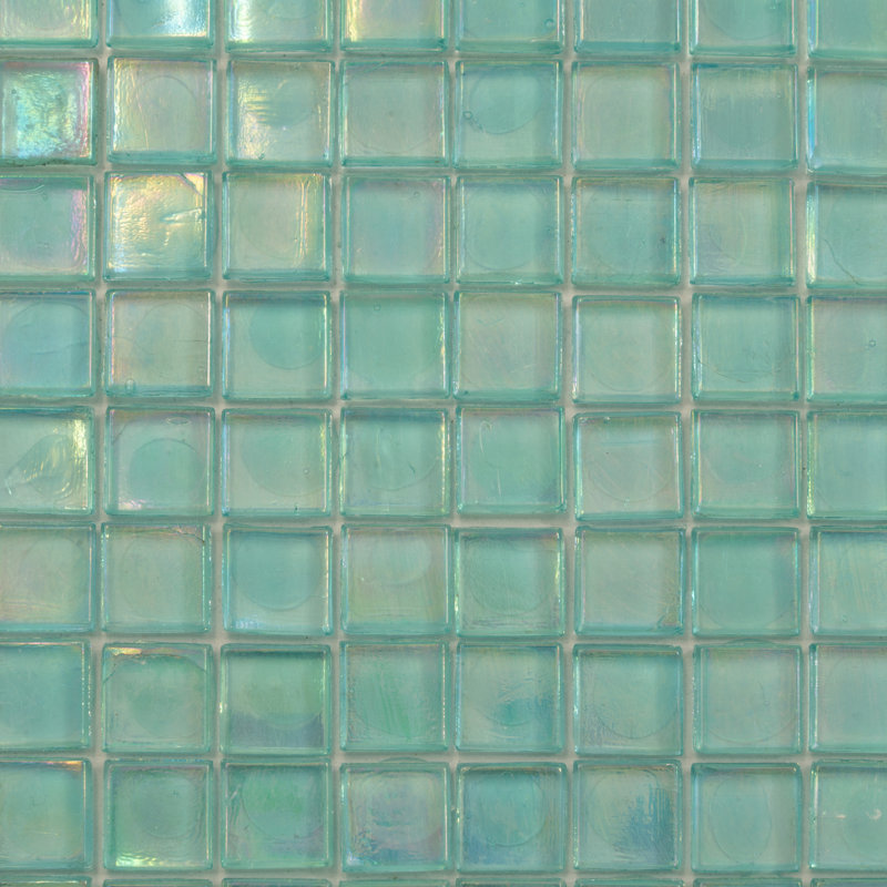 Skosh 0.6" x 0.6" Glass Grid Mosaic Wall & Floor Tile