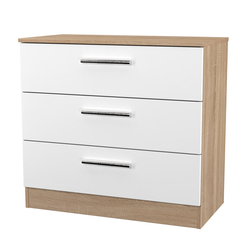Bhaga 74cm W 3 - Drawer Chest of Drawers