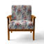 Fauteuil d'appoint rembourré rose et bleu Dreamcatchers Boho-994355216