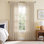 Merritt Jacquard Stripe Rod Pocket Curtain