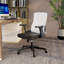 Chaise de bureau en coton avec appui-tête Safraz-1473060925