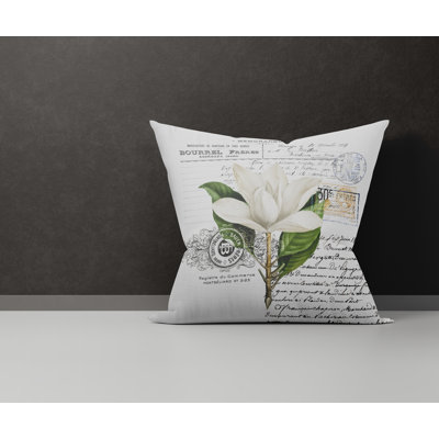 Cotton Reversible Throw Pillow