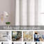 2 panneaux de rideaux transparents pour le salon et la chambre à coucher, panneaux de fenêtre filtrant la lumière avec œillets-1236675138