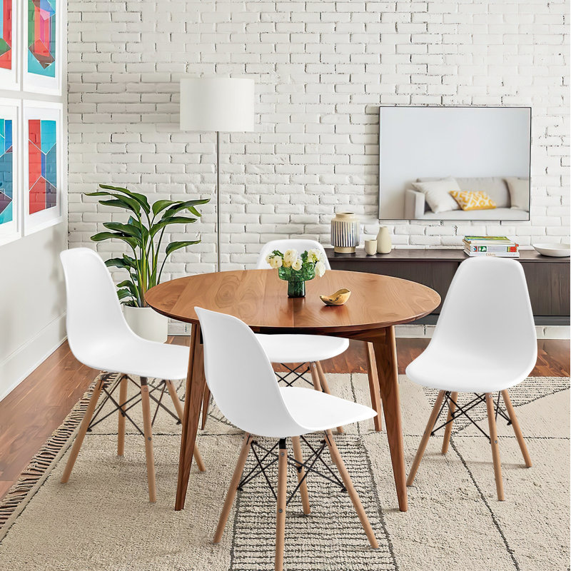 Dining Room Modern Plastic Chair With Wood Legs Buy 161 Collection