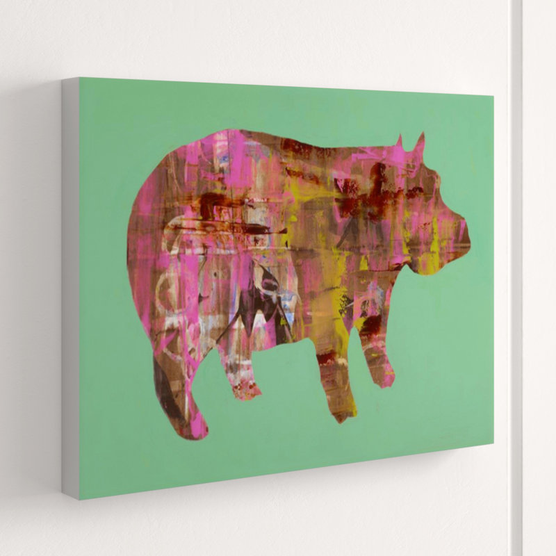 Animal Crossing V Print, 54" H x 70" W, Glass Coat