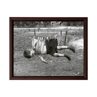 Kid on Clothesline