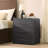 Auralis Organic Modern 3 Drawer Nightstand Set Of 2 With Curved Waterfall Design And Spacious Storag
