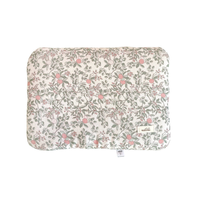 Floral Friends Floral Cot Pillow, Natural