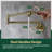 Contemporary Wall Mounted Pot Filler Kitchen Faucet-98667358