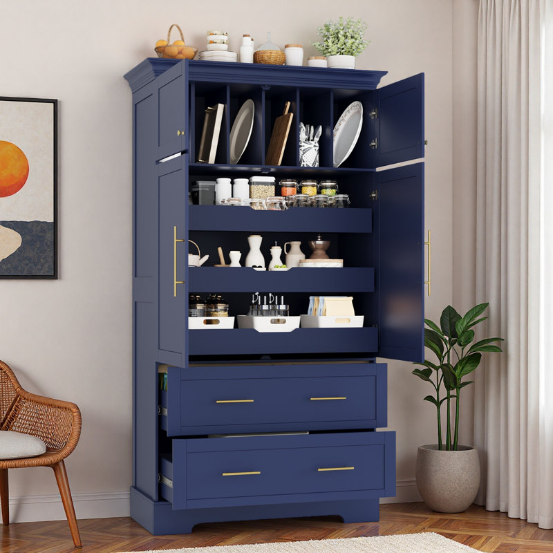 Armoire de rangement Farmhouse, Marine